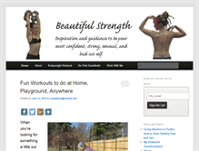 Tablet Screenshot of bestrongbebeautiful.com